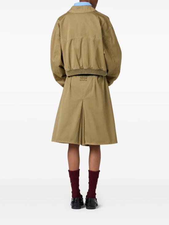 25SS 미우미우 스커트 MG2381 16MSF0393 Green - MIU MIU