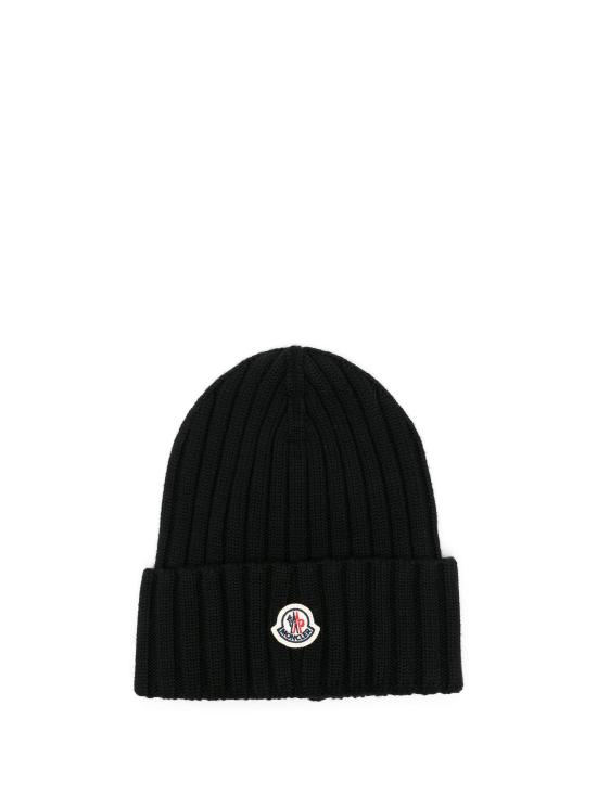 25SS 몽클레어 모자 3B00036 A9327999 Black