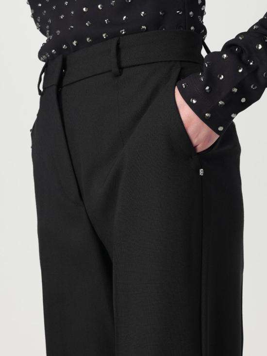 25FW 스포트막스 스트레이트 팬츠 2512131051600 003 Black - SPORTMAX