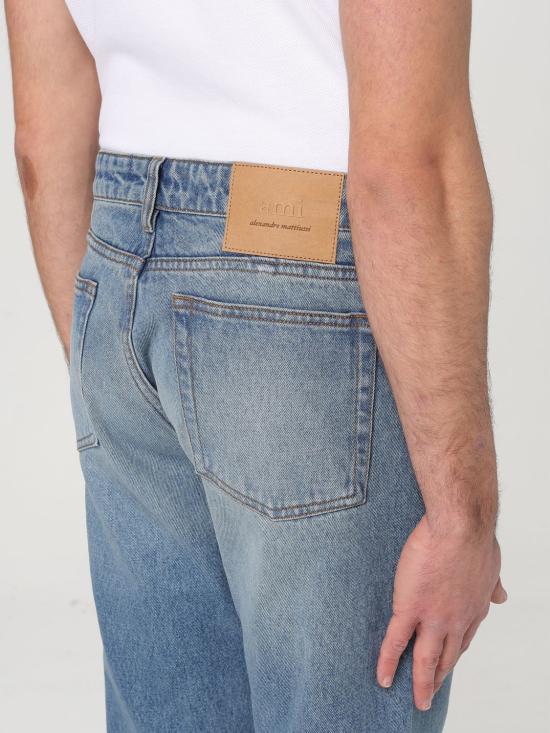 25FW 아미 데님 팬츠 HTR001DE0046 480 Blue - AMI