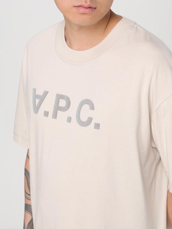 25SS 아페쎄 반팔 티셔츠 COGZRH02922 BAA Beige - A.P.C.