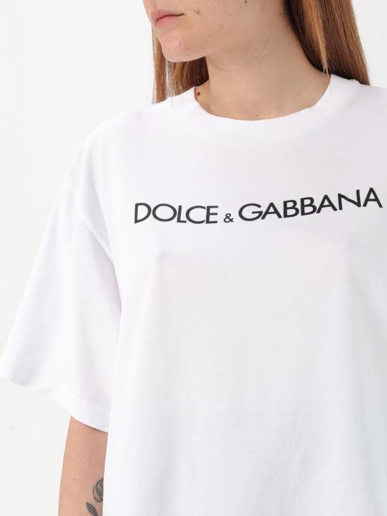 25SS 돌체앤가바나 반팔 티셔츠 F8U10TG7H4P W0800 White - DOLCE & GABBANA
