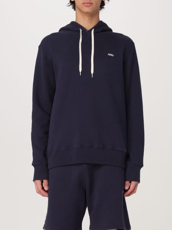 25FW 오트리 로고 후드 티셔츠  HOPMA2JB Blue