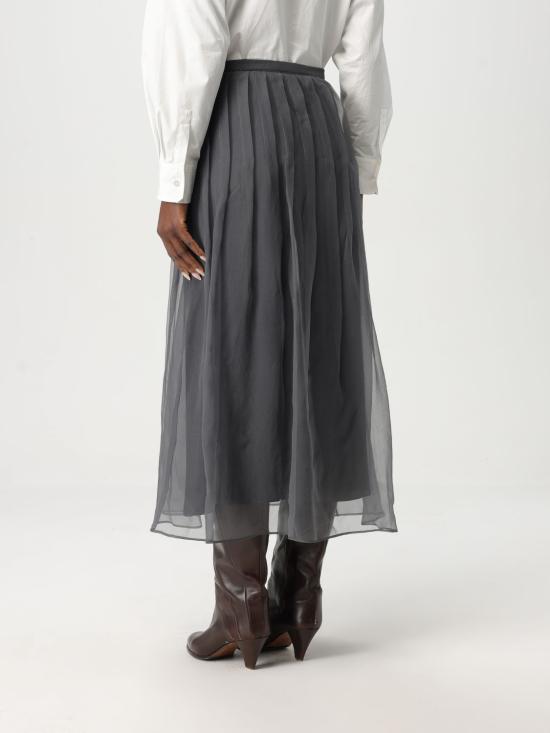 25SS 브루넬로 쿠치넬리 스커트 MF940G3375 C079 Grey - BRUNELLO CUCINELLI