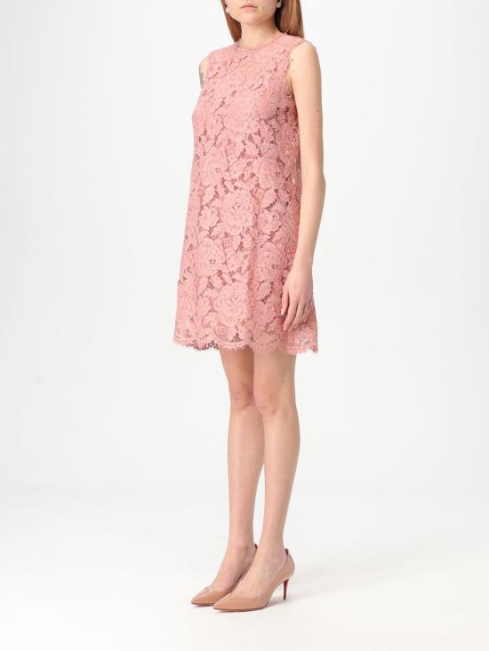 25FW 돌체앤가바나 숏 원피스 F6ATYTHLM7L F0473 Pink - DOLCE & GABBANA