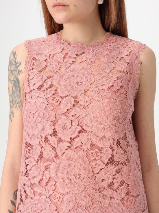 25FW 돌체앤가바나 숏 원피스 F6ATYTHLM7L F0473 Pink - DOLCE & GABBANA