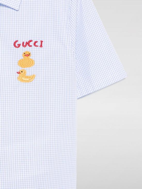 25SS [키즈] 구찌 셔츠 810887XWA3M 9025 White - GUCCI