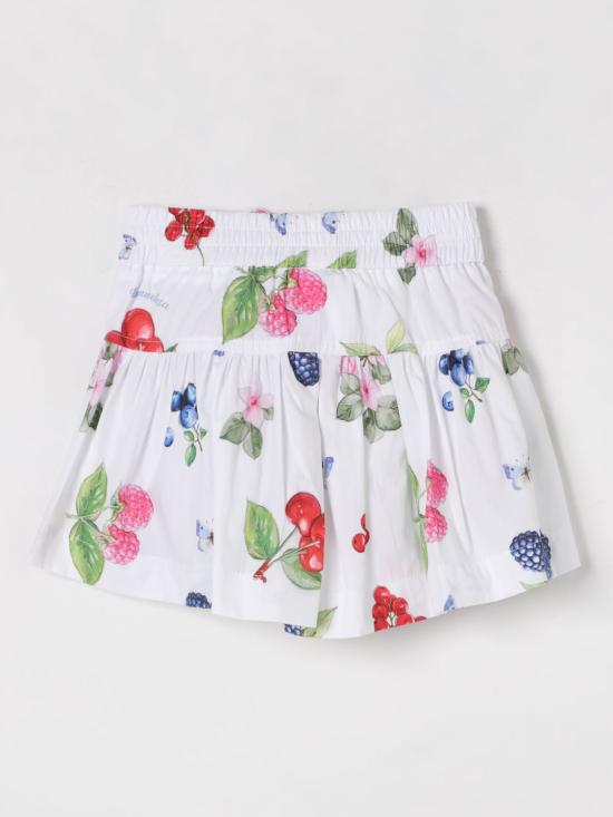 25FW [키즈] 모나리자 쇼츠/버뮤다 11E4195673 0099 White - MONNALISA