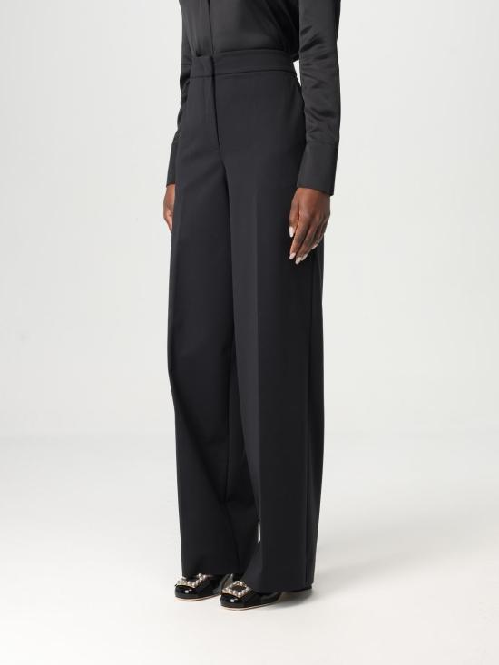 25FW 막스마라 스트레이트 팬츠 2511781038600 003 Black - MAX MARA