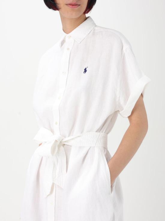 25SS 폴로 랄프로렌 롱 원피스 211959912 002 White - POLO RALPH LAUREN