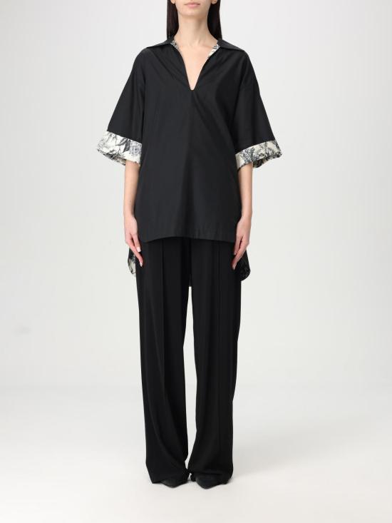 25SS 시모나 코르셀리니 블라우스 P25CPBL00201 V0003 Black