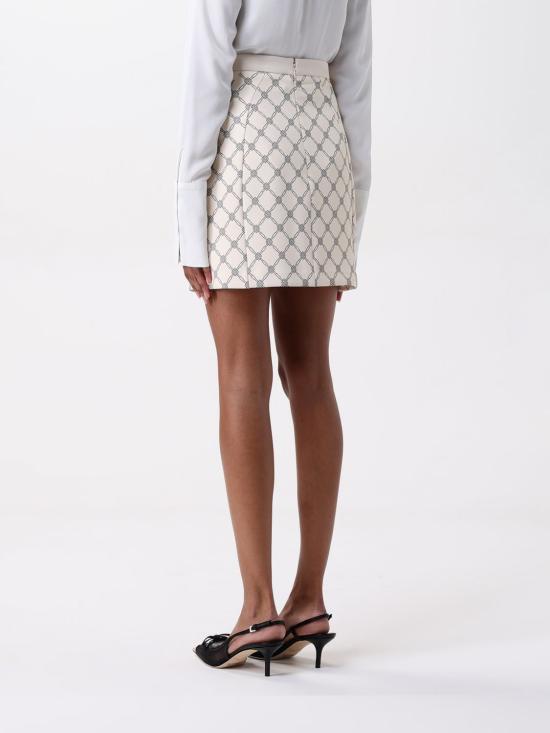 25SS 엘리자베타프랜치 숏 스커트 GOS03 E84 Butter - ELISABETTA FRANCHI