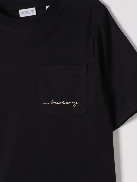 25FW [키즈] 버버리 티셔츠 8104266 A1189 Black - BURBERRY