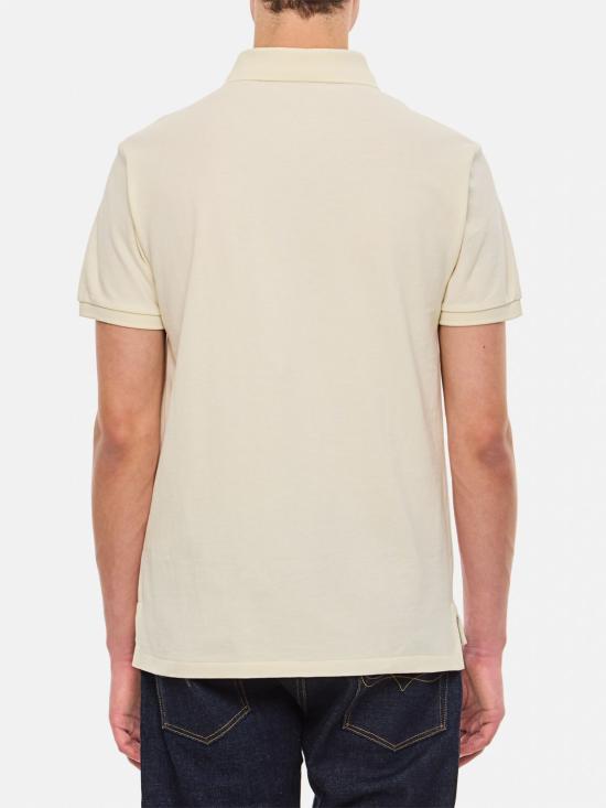 25FW 폴로 랄프로렌 폴로 티셔츠 710536856 417 White - POLO RALPH LAUREN