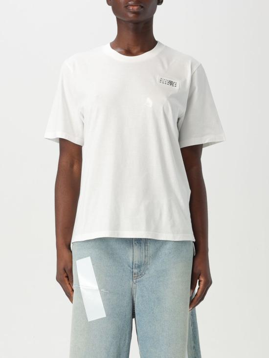 25SS MM6 메종마르지엘라 반팔 티셔츠 S52GC0336M20048 101 White