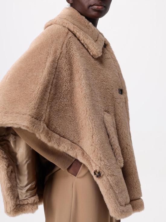 25FW 막스마라 테네브레 테디 알파카 케이프 2514731161600 004 Beige - MAX MARA