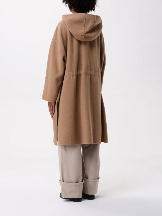 25FW 막스마라 MIELE 미엘레 드로스트링 후드 코트 2511901021600 003 Camel - MAX MARA