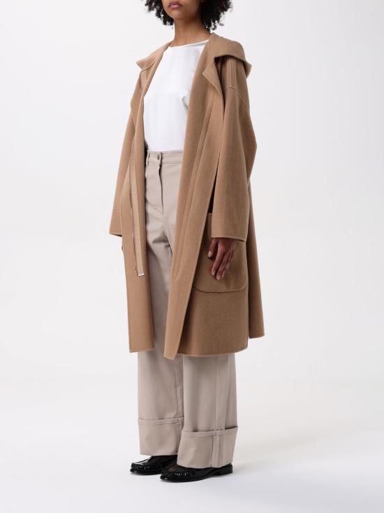 25FW 막스마라 MIELE 미엘레 드로스트링 후드 코트 2511901021600 003 Camel - MAX MARA