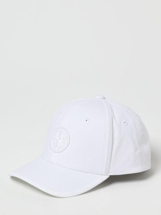 25FW [키즈] 스톤 아일랜드 모자 9100912S0065 V0001 White