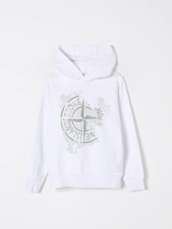 25FW [키즈] 스톤 아일랜드 풀오버 6100017S0130 V0001 White