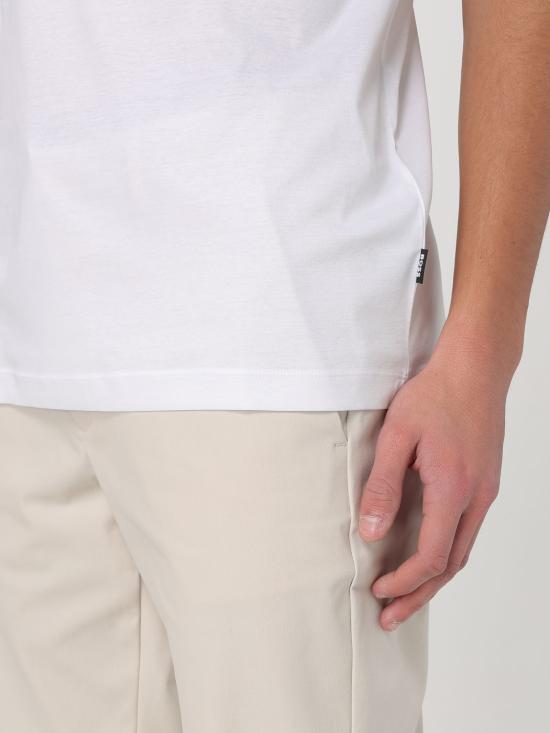 25FW 보스 반팔 티셔츠 50523931 100 White - BOSS