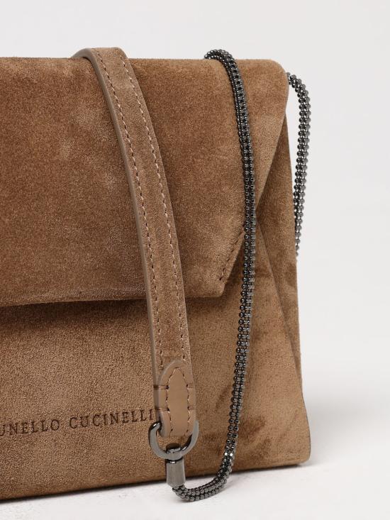 25SS 브루넬로 쿠치넬리 숄더백 MWDLD2722 C7495 Beige - BRUNELLO CUCINELLI