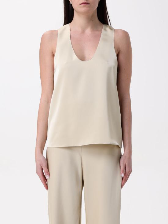 25FW 파트리지아페페 민소매 티셔츠 8C0725A459 B814 Gold