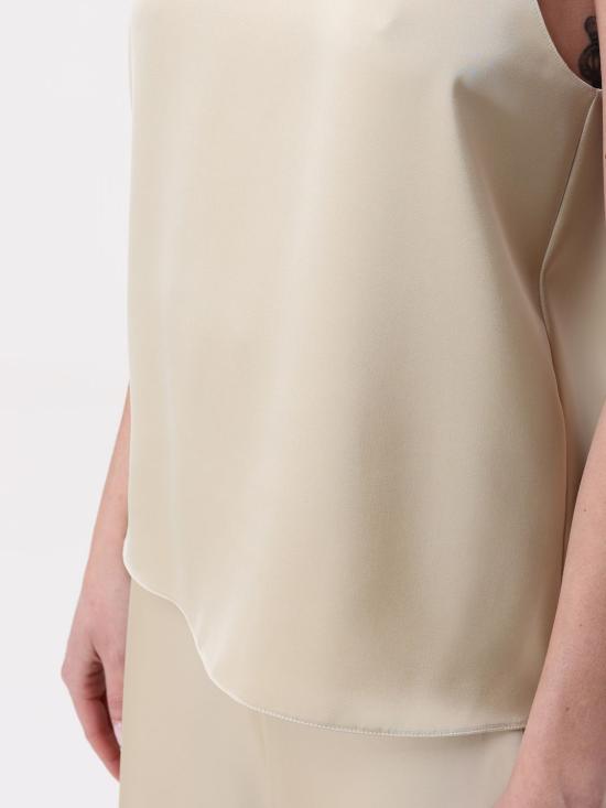 25FW 파트리지아페페 민소매 티셔츠 8C0725A459 B814 Gold - PATRIZIA PEPE