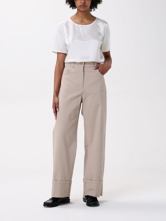 25FW 에스막스마라 스트레이트 팬츠 2519131031600 002 Beige - 'S MAX MARA