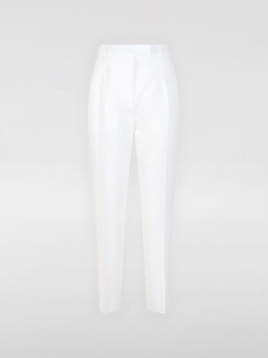 25FW 막스마라 스튜디오 스트레이트 팬츠 2516131031600 009 White