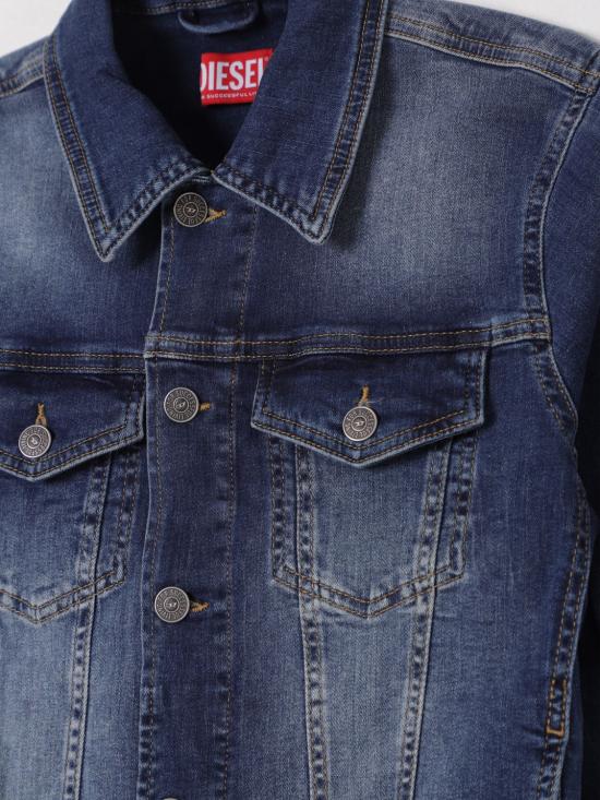 25FW [키즈] 디젤 캐주얼 자켓 00J4QCKXBNR K01 Blue - DIESEL