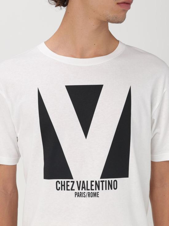 25FW 발렌티노 가라바니 반팔 티셔츠 6V3MG16PAQ9 A03 White - VALENTINO GARAVANI