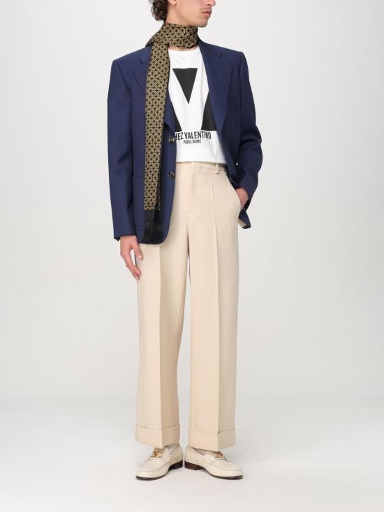 25FW 발렌티노 가라바니 반팔 티셔츠 6V3MG16PAQ9 A03 White - VALENTINO GARAVANI