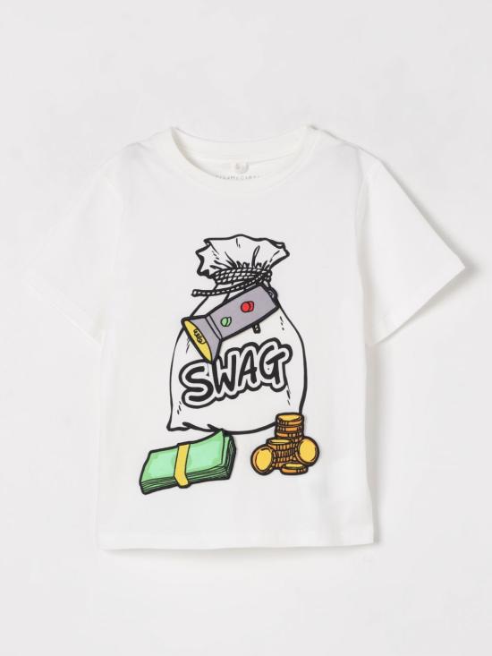 25SS [키즈] 스텔라 맥카트니 티셔츠 TW8Q71Z0434 101 Ivory