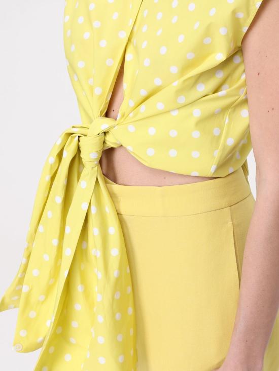 25SS 파비아나 필리피 블라우스 CAD265F430D833 780 Yellow - FABIANA FILIPPI