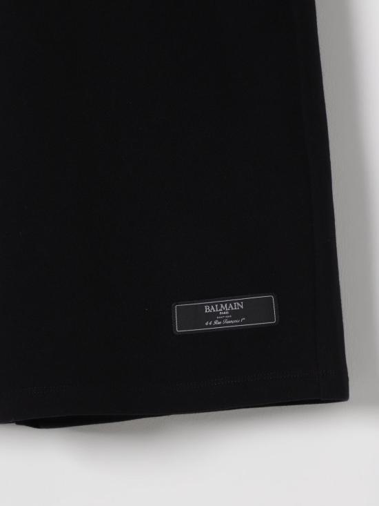25FW [키즈] 발망 쇼츠/버뮤다 BW6P29Z0114 930 Black - BALMAIN