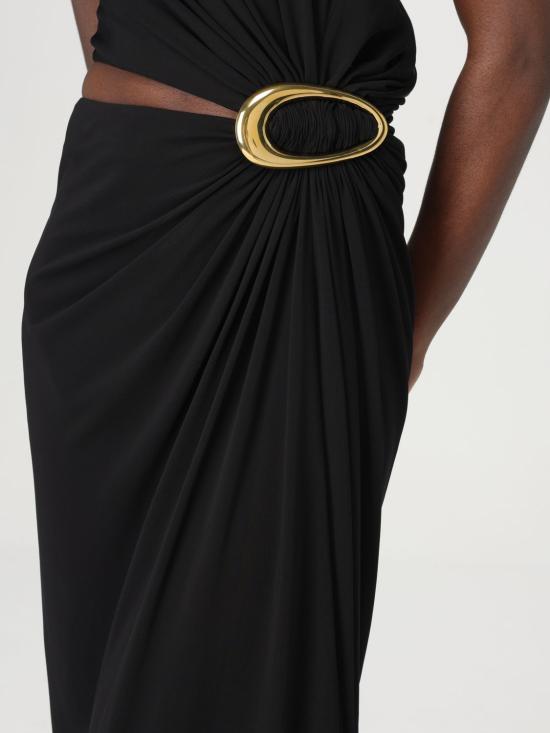 25SS 보테가베네타 롱 원피스 812325V4YX0 1000 Black - BOTTEGA VENETA