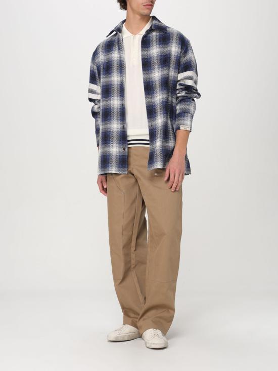 25FW 골든구스 폴로 티셔츠 GMP02117P00191011782 Yellow Cream - GOLDEN GOOSE