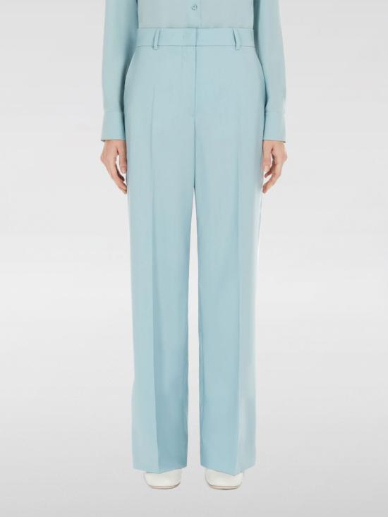 25FW 위켄드막스마라 스트레이트 팬츠 2515131041600 006 Green