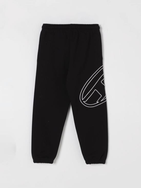 25FW [키즈] 디젤 트레이닝/조거 팬츠 J022720GYCJ K900 Black - DIESEL