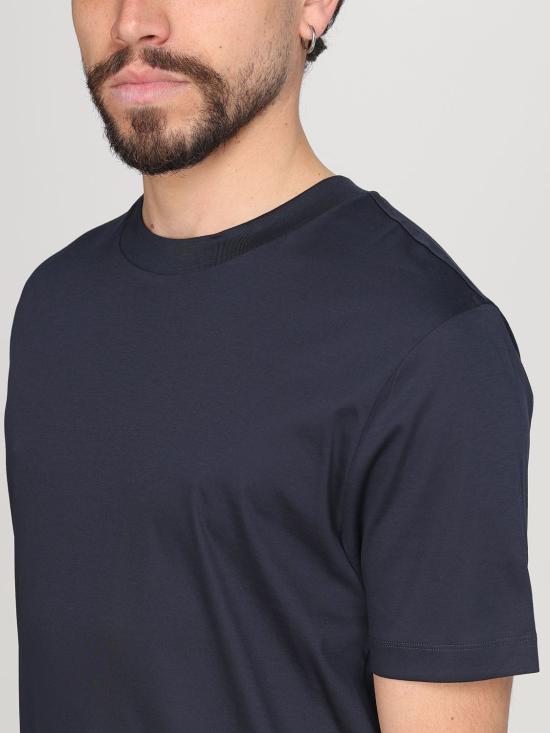 25FW 보스 반팔 티셔츠 50523931 404 Blue - BOSS