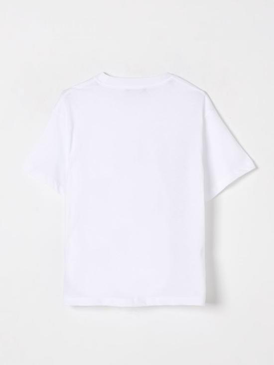 25FW [키즈] 발망 티셔츠 BW8P41Z1751 100NE White - BALMAIN