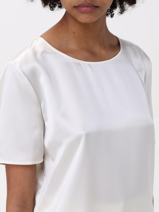 25FW 막스마라 반팔 티셔츠 2511111028600 001 White - MAX MARA