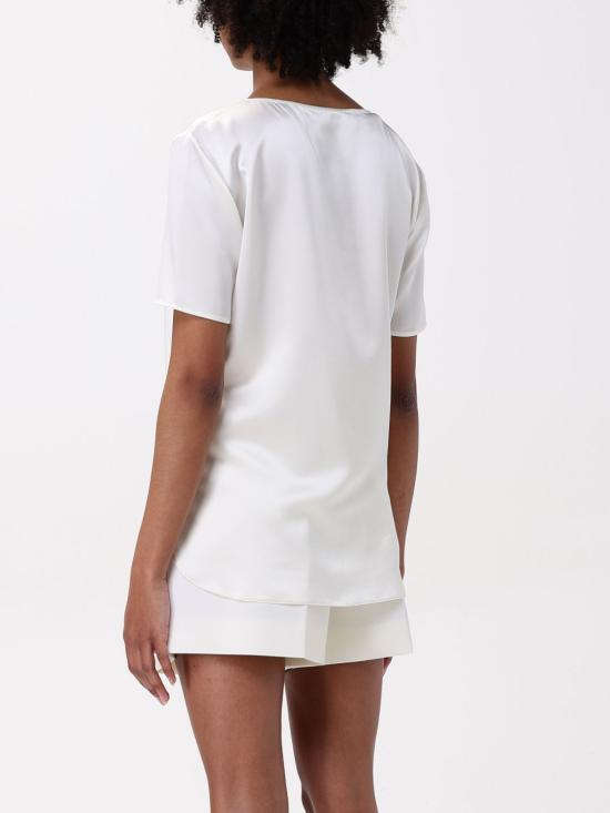 25FW 막스마라 반팔 티셔츠 2511111028600 001 White - MAX MARA