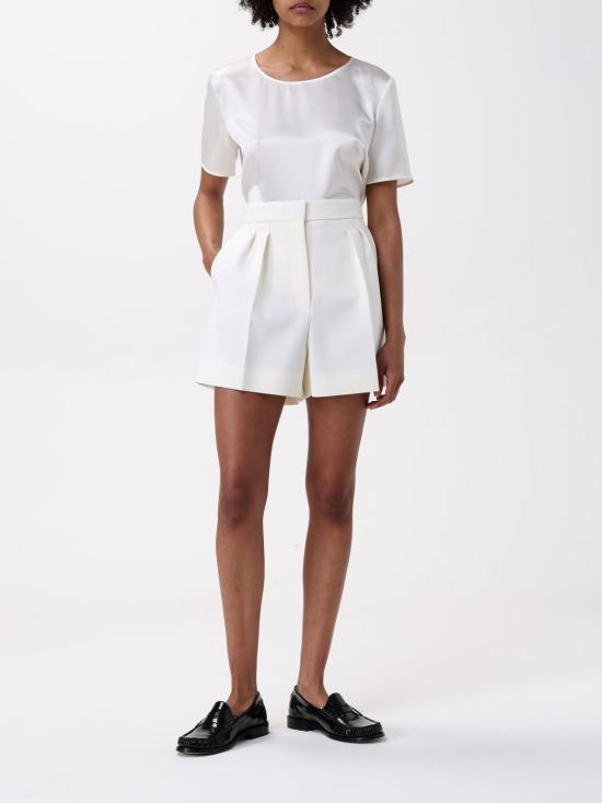 25FW 막스마라 반팔 티셔츠 2511111028600 001 White - MAX MARA