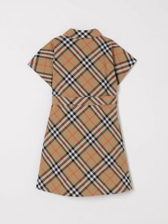 25FW [키즈] 버버리 원피스 8090538 B9368 Beige - BURBERRY