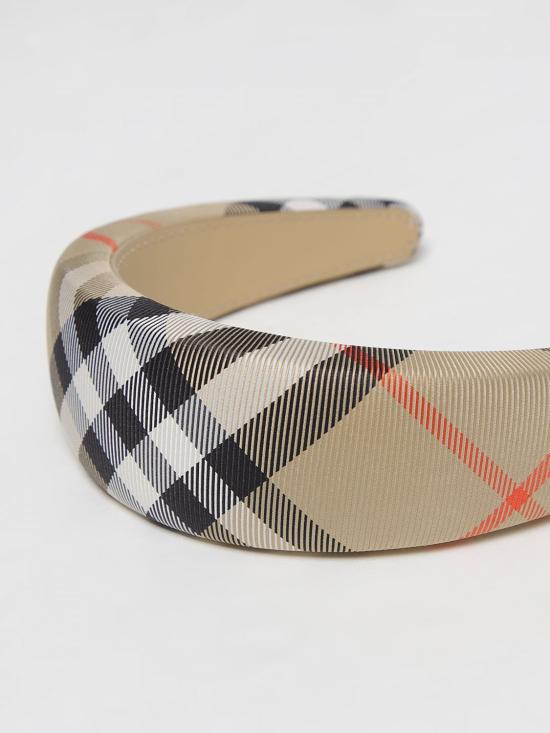 25SS [키즈] 버버리 헤어 액세서리 8100163 B9368 Beige - BURBERRY