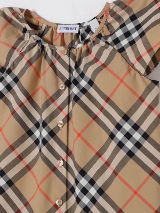 25SS [키즈] 버버리 원피스 8100990 B9368 Beige - BURBERRY
