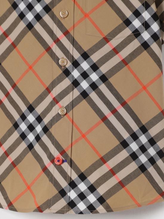 25FW [키즈] 버버리 셔츠 8089029 B9368 Beige - BURBERRY