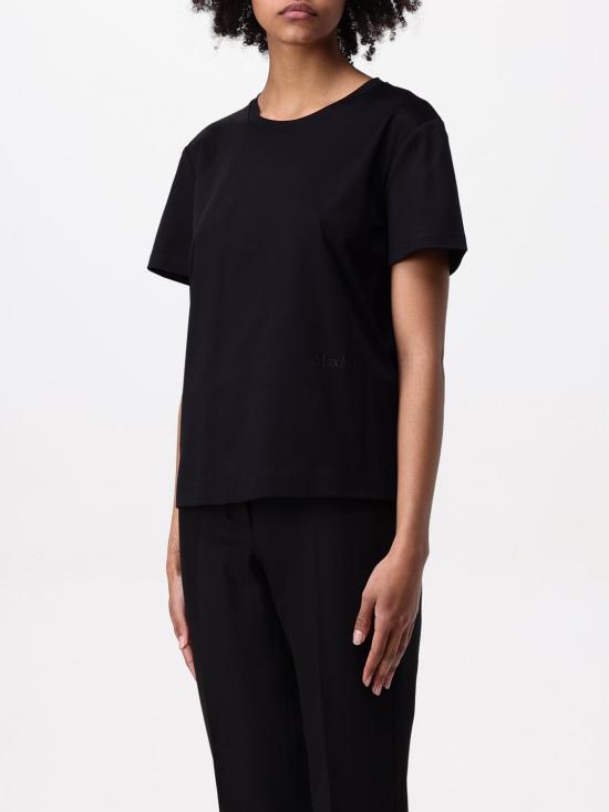 25FW 막스마라 반팔 티셔츠 2511971018600 005 Black - MAX MARA